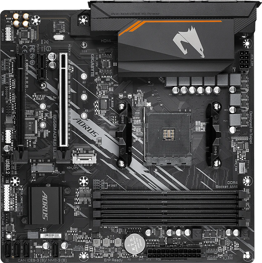 Gigabyte B550M AORUS ELITE (Rev. 1.0/1.1/1.2)